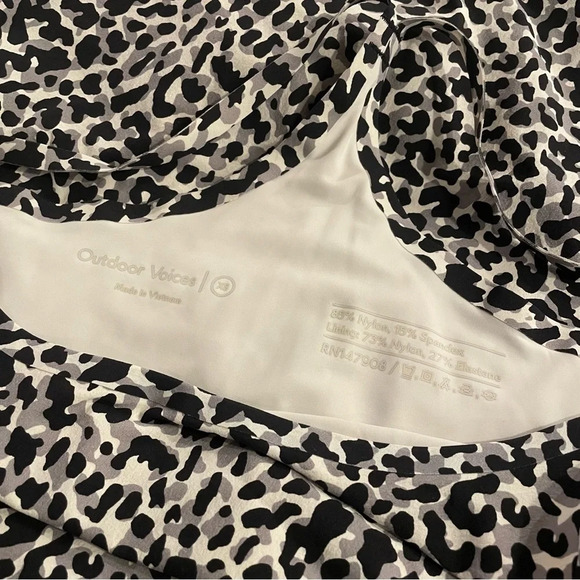 Outdoor Voices The Exercise Dress Snow Leopard Active Athletic Tennis Running XS - Picture 3 of 11